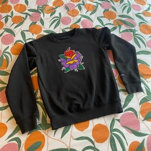 Tattoo flash crew neck pullover